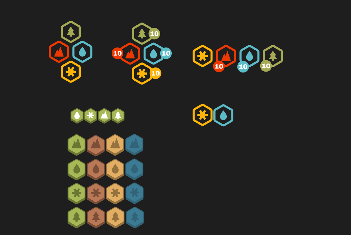 hex element 1 illustration